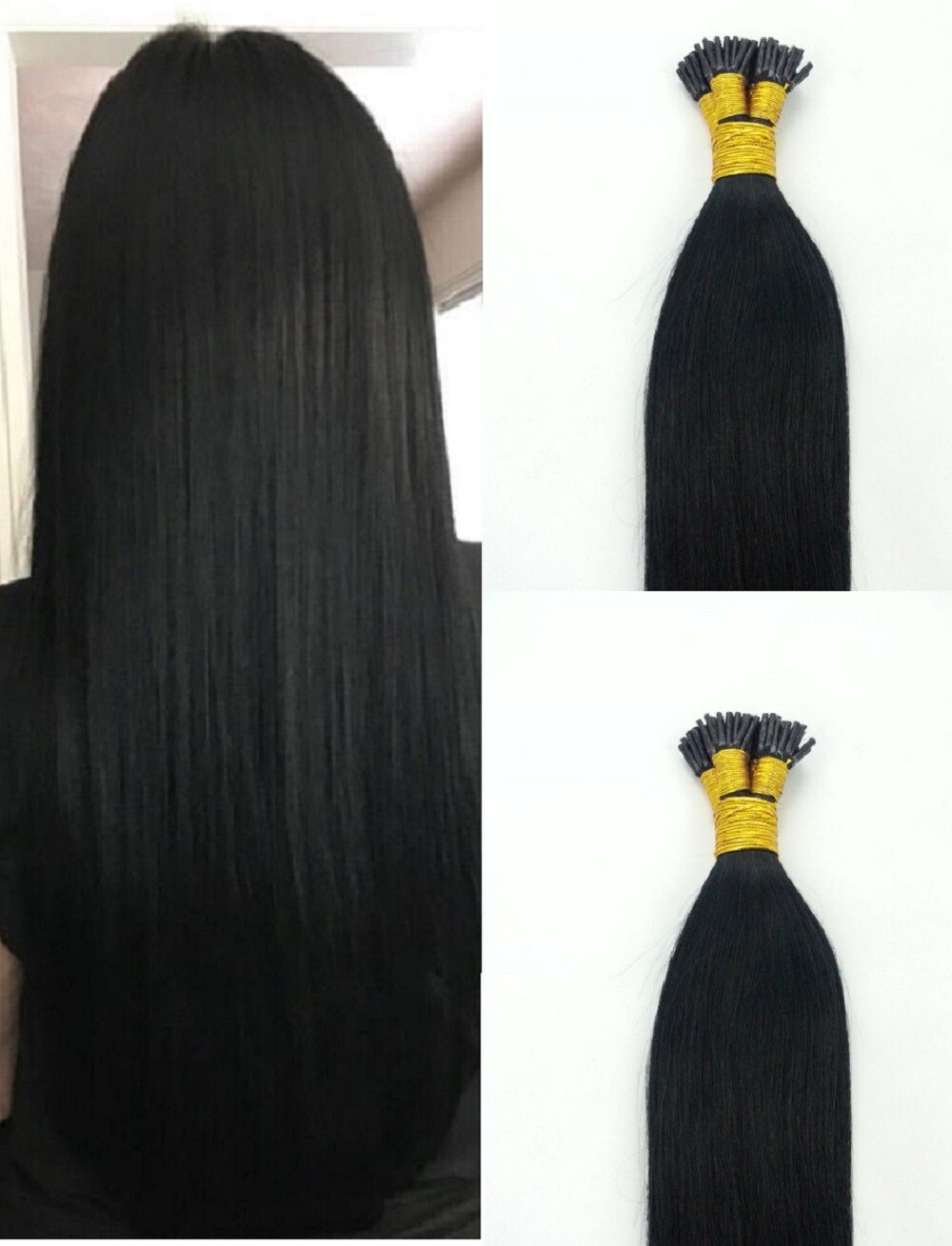 18″,22″ 100grs, 125s, I Tip (Stick Tip) Fusion Remy Human Hair Extensions #1