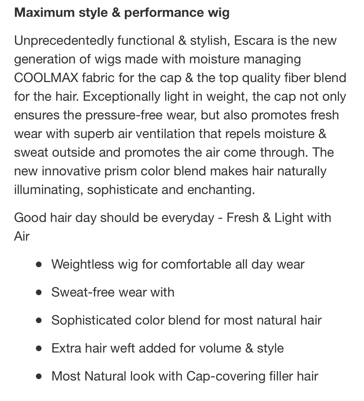 Buy 1, Get 1 Free!! Bobbi Boss Escara B120 Kiora Wig.  Fresh and Light with Air.