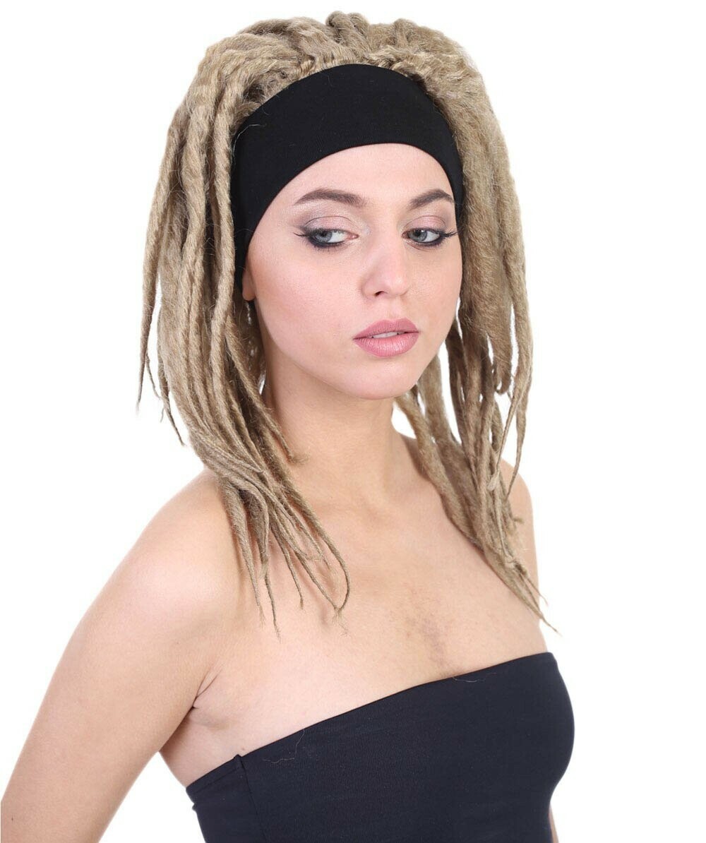 Adult Women’s Deluxe Brown Dreadlocks Wig,HW-1522A