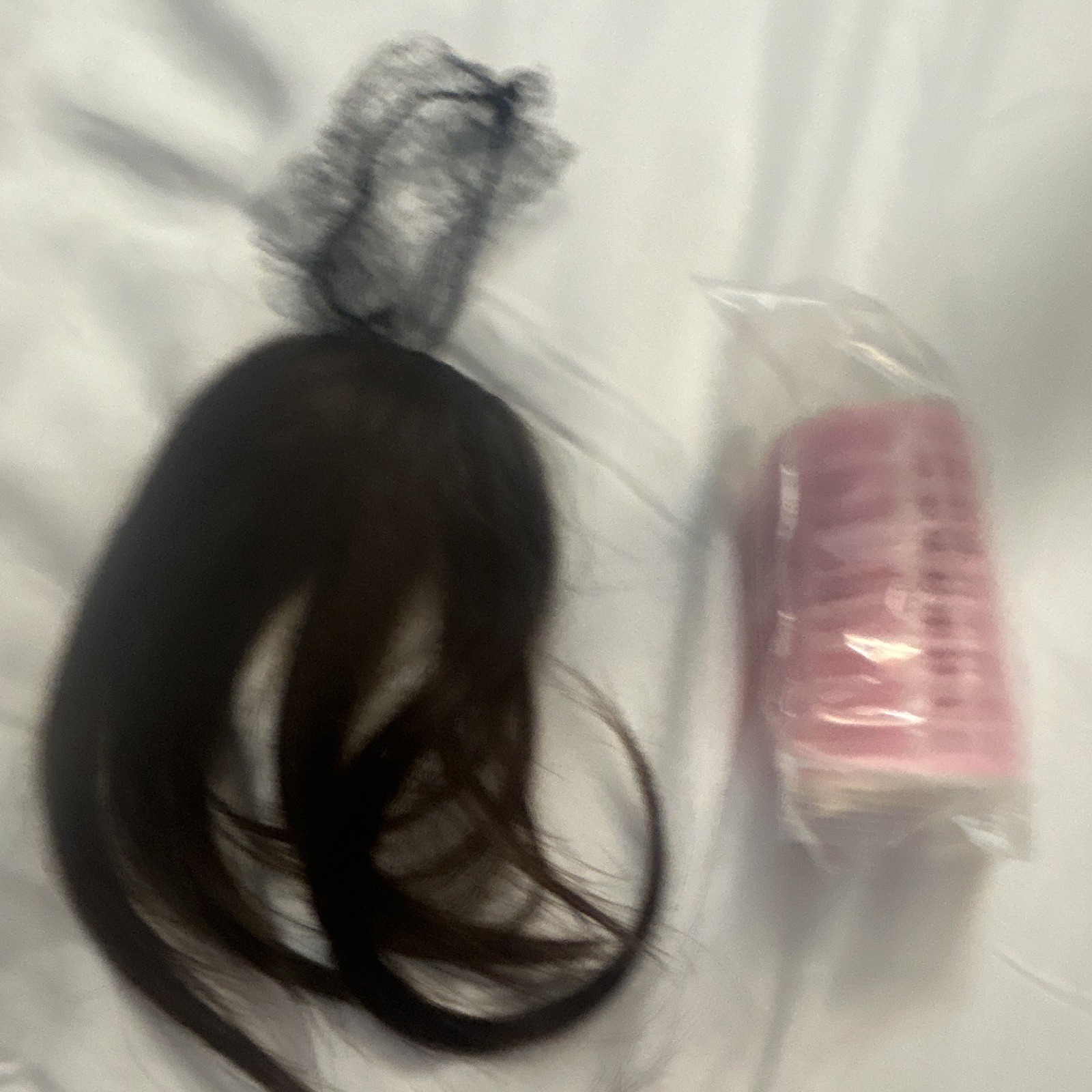 Niceone Hair Clip-In Bangs 100% Human Hair Dark Brown Straight 11-20in