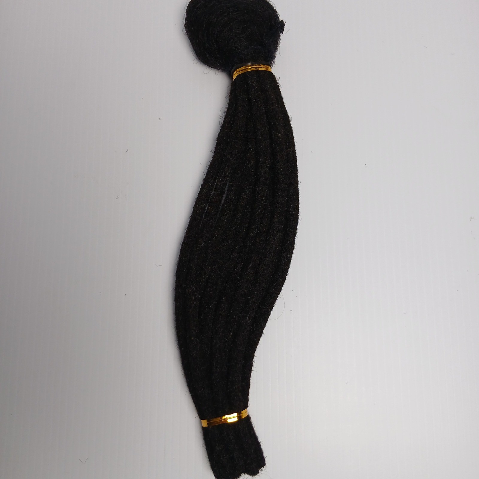 100% Human Hair Dreadlock Extensions 0.6cm Width 12 Inch 30 Strands Natural