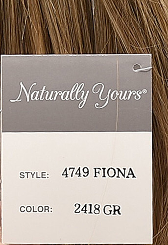 FIONA Wig by Henry Margu, 2418GR Color, *CLEARANCE!* Mono Top + Lace Front