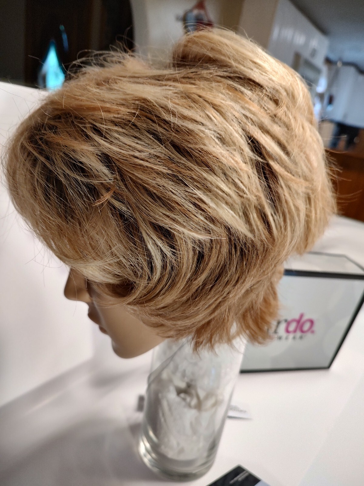 hairdo. by HAIRUWEAR Flirty Flip Wig/ Rooted Golden Wheat “NEW w/Tags”8