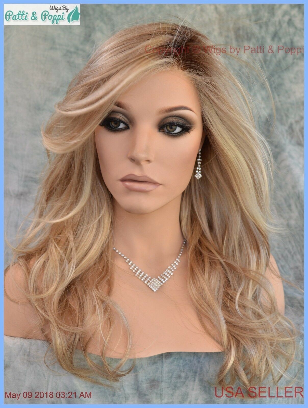 Miles of Style Lace Front Heat Friendly Monopart Wig Raquel Welch SS1488 ROOTED