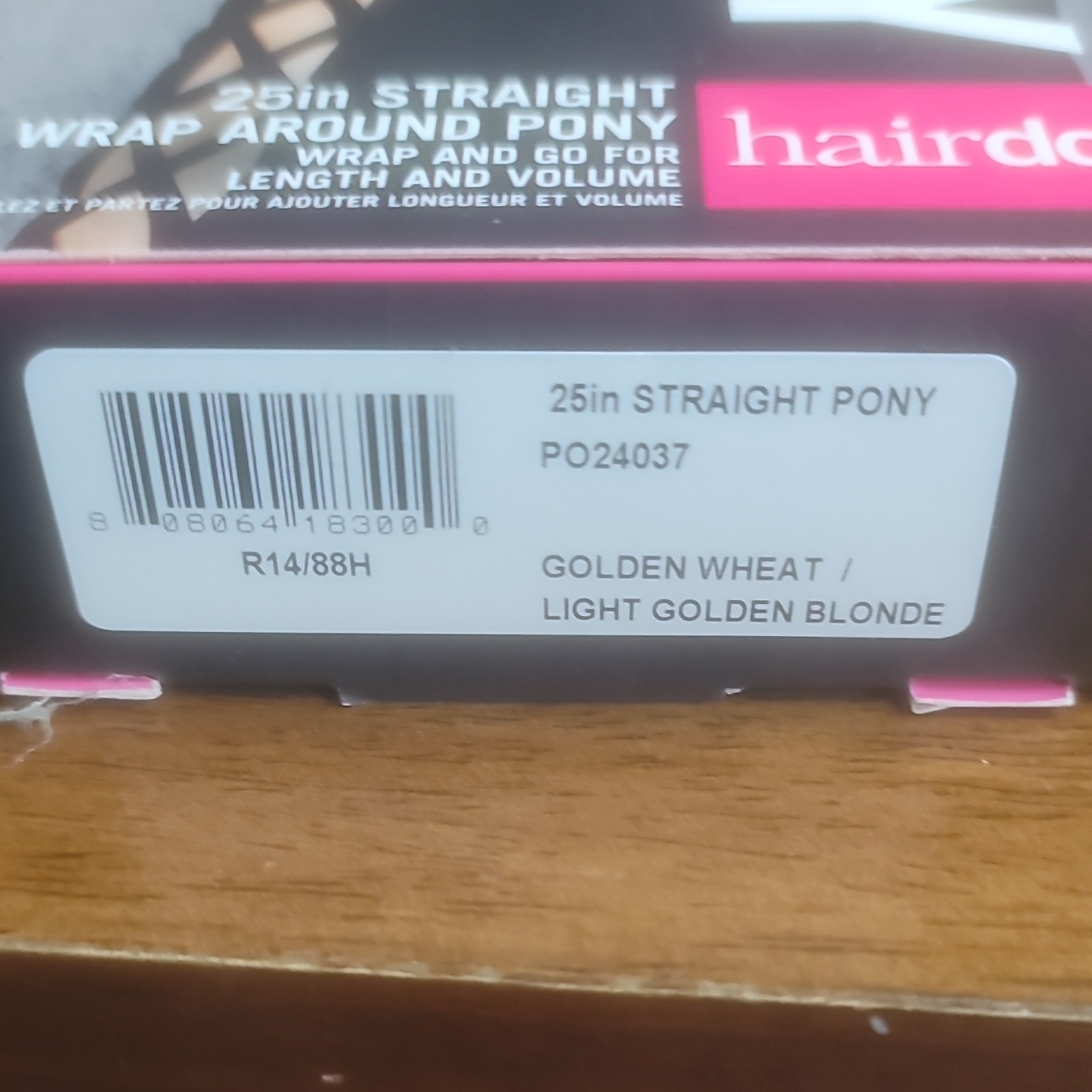 hairdo. Wrap Around Ponytail Extension 25in Straight Light Golden Blonde PO24037