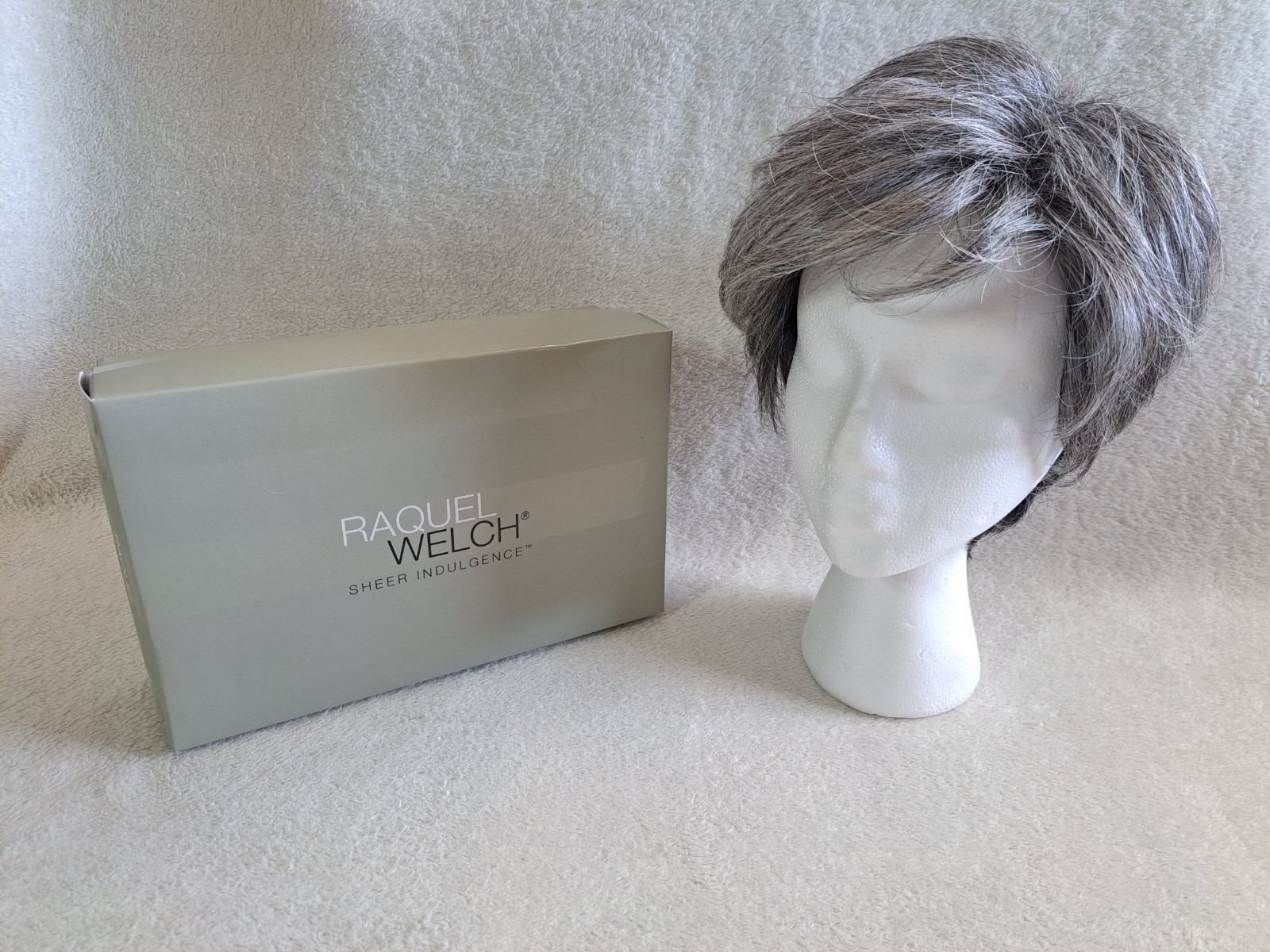 Raquel Welch Sheer Indulgence Wig RL511 Sugar & Charcoal Crowd Pleaser Hairuwear