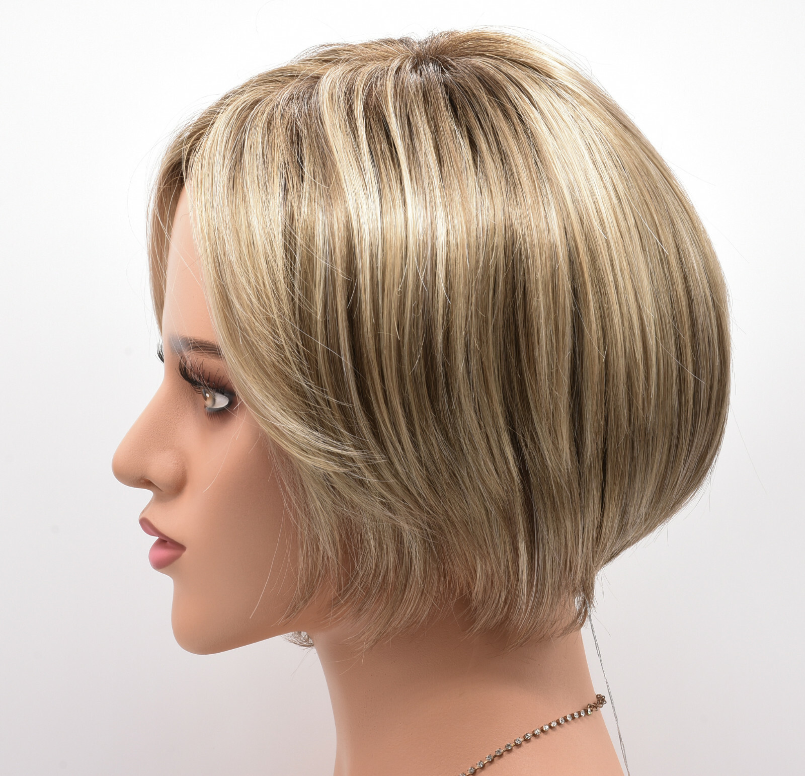 ALEXIS Wig by WIG PRO, 8/26/80/HS12 (Rooted Blonde), Lace Front + Mono Top, Bob