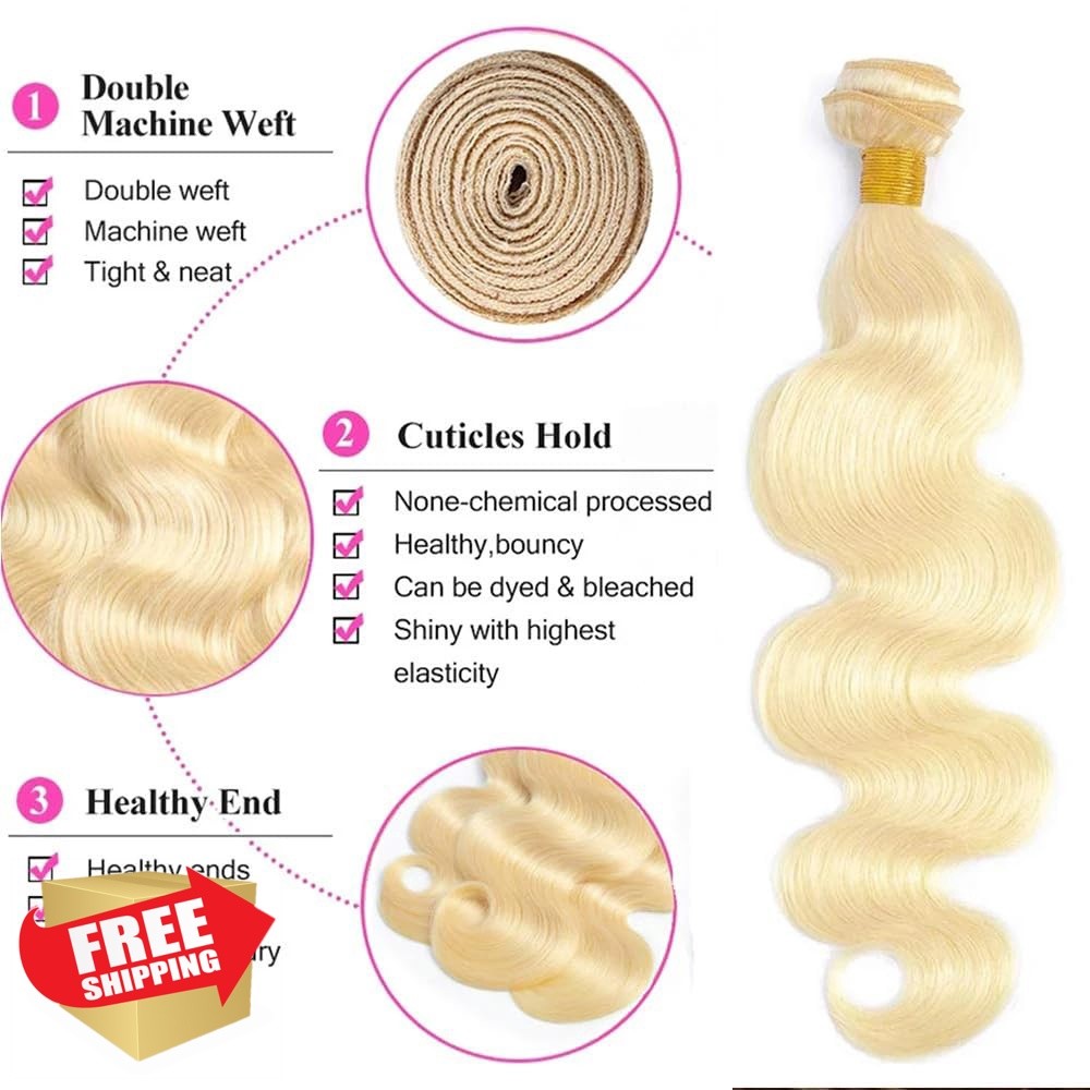 FuivJuix #613 Blonde Body Wave Bundle 14 Inch