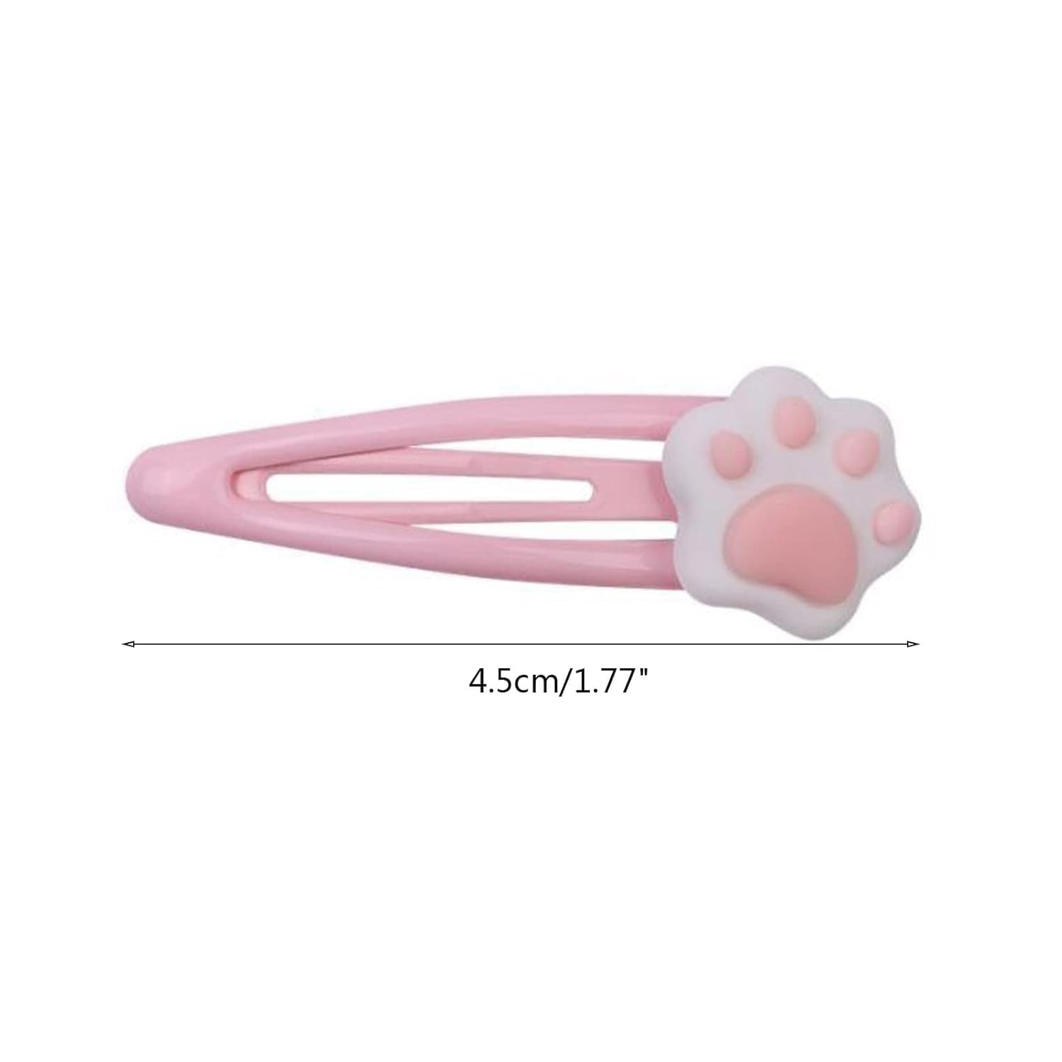 2pc Pink Women Cartoon Cat Hair Clips,Women 1 Count (Pack of 2),