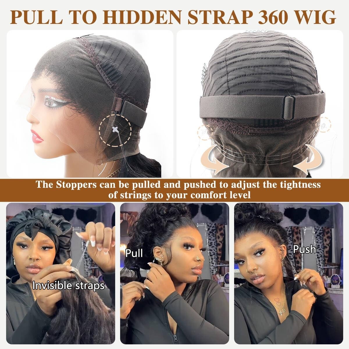 32-Inch Body Wave Lace Front Wig – 220% Density, Pre-Plucked, HD Lace, Human Hai