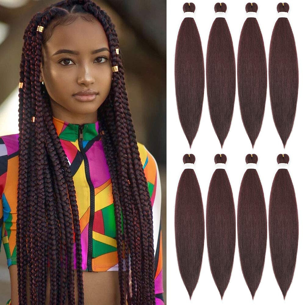 26″ Yaki Crochet Braids Pre-Stretch Hair for Braiding Easy Braids Hair Extension