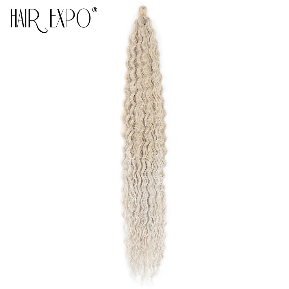 30 Inch Soft Synthetic Ariel Curl Deep Wave Twist Crochet Braids Hair Extensions
