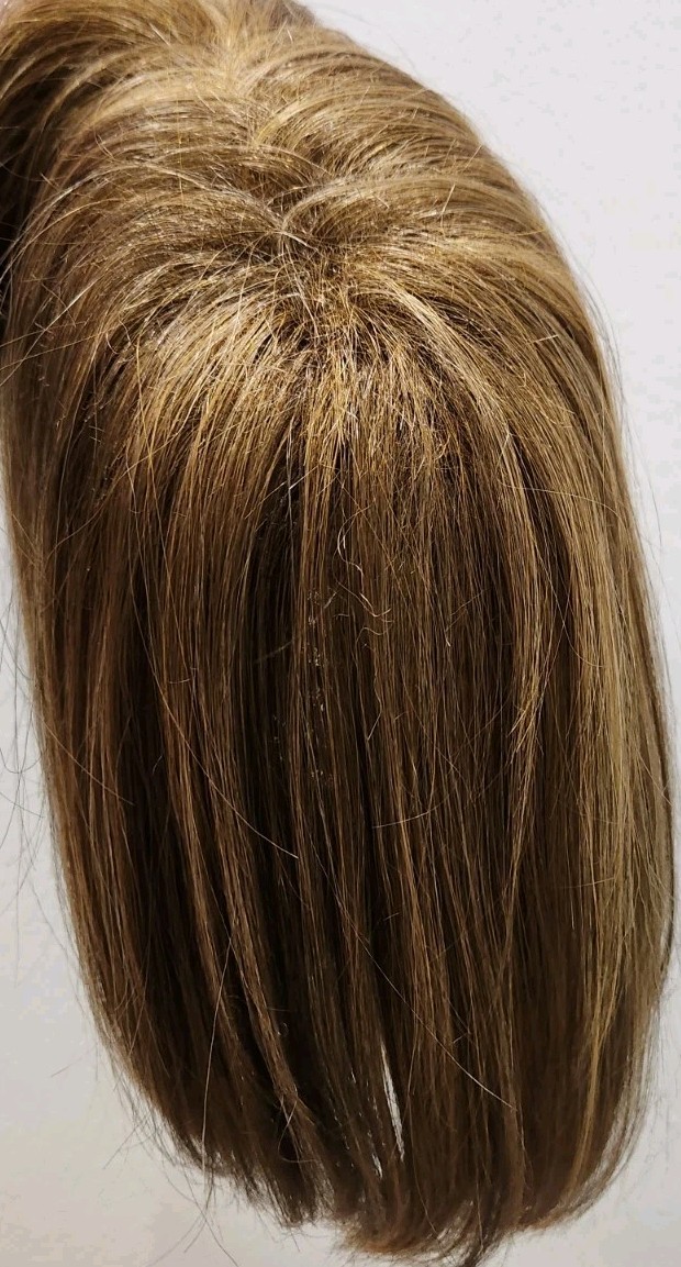 Riley by ESTETICA Designs Bob Wig RH268 Golden Brown w Copper Blonde Highlights