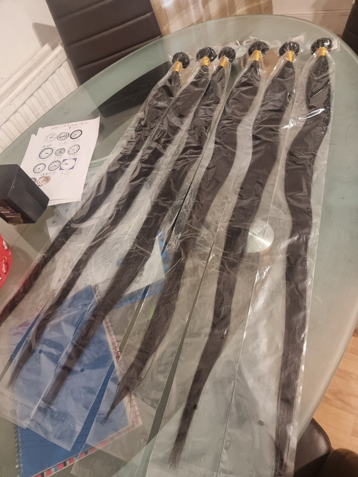 12AA MALAYSIAN RAW VIRGIN HUMAN HAIR 42+42+42+42+42+42 STRAIGHT 600g 6BUNDLLES