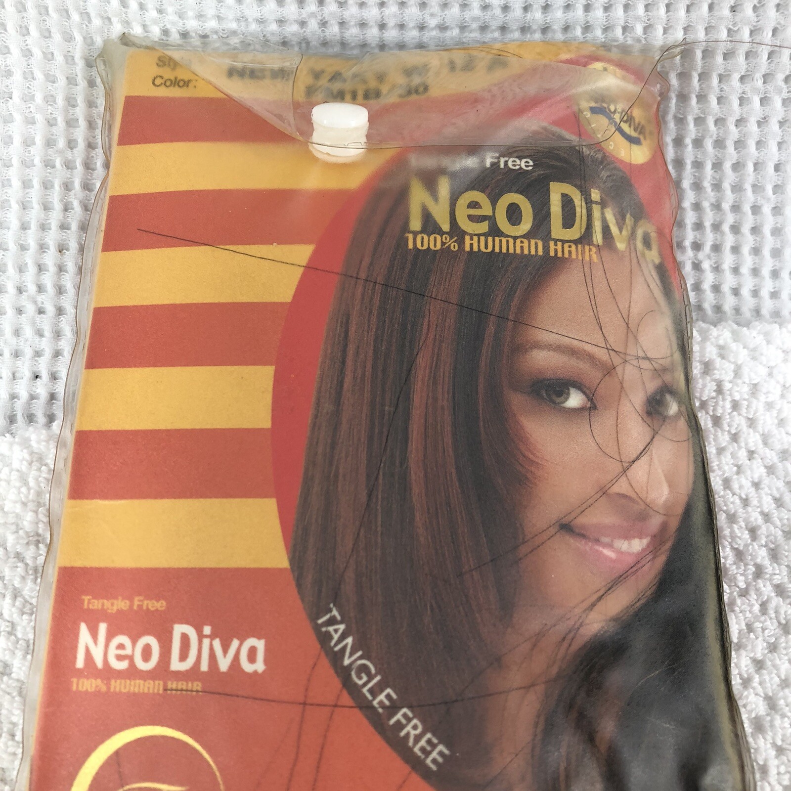 Neo Diva tangle free 100% human Hair Yaki 12” color: FM1B/30