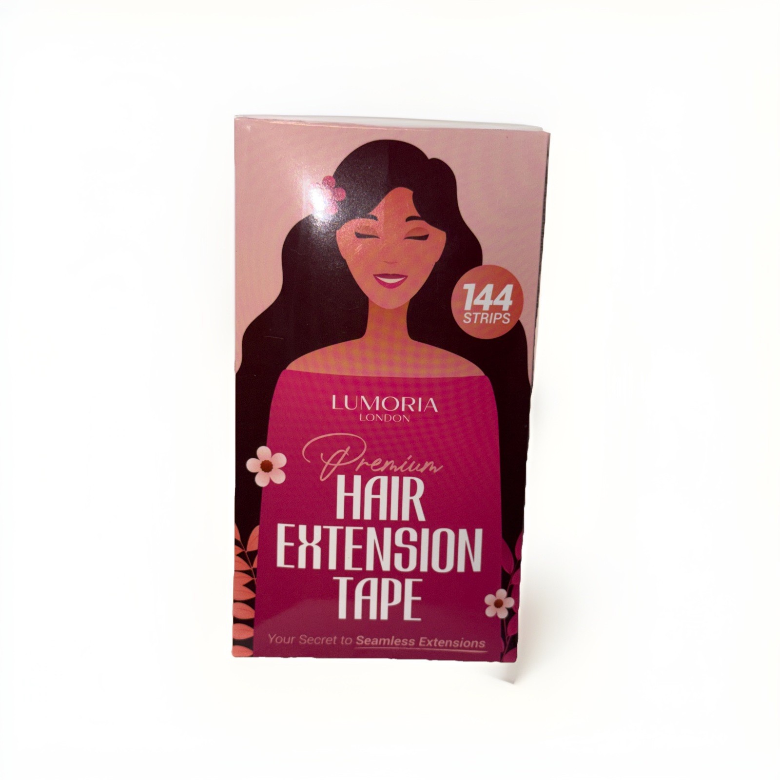 Lumoria Hair Extension Tape (144 Strips) Premium Hair Tape for Hair Extensions