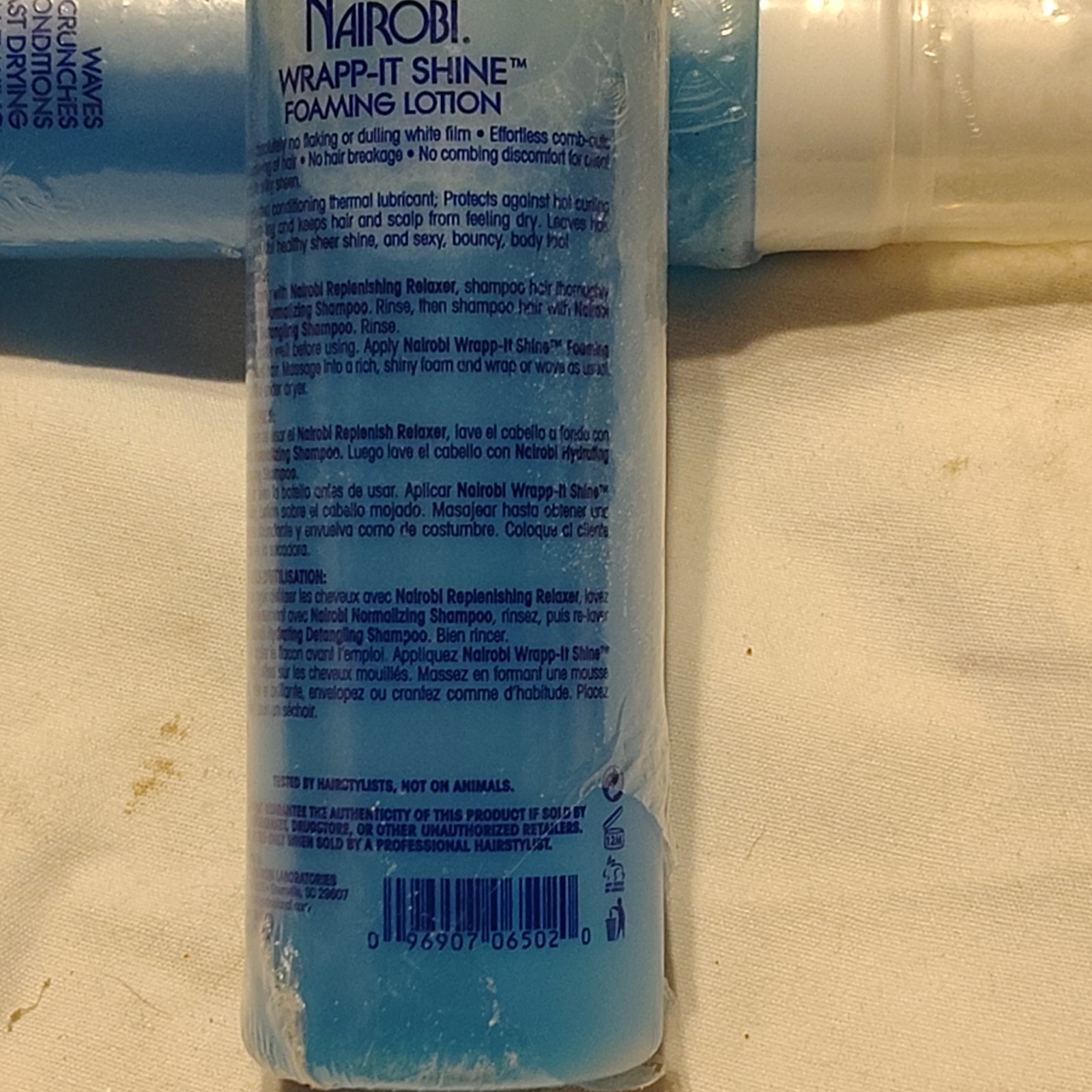 Nairobi wrapp-it shine loaming lotion 3 bottles 8oz each