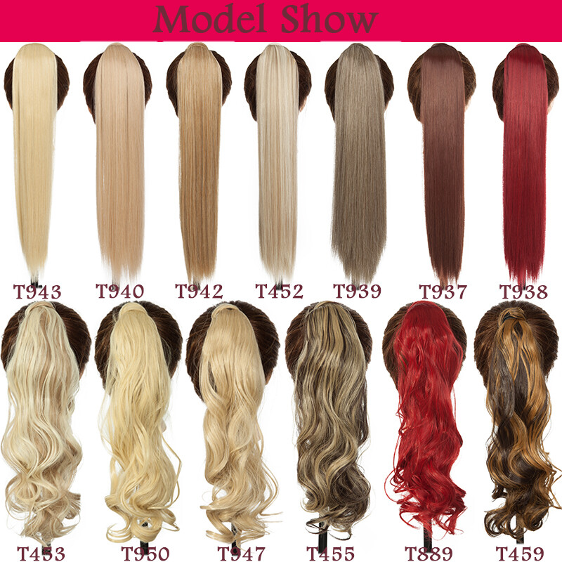 Corn Mega Thick Clip in Ponytail Hair Extension 100% Natural as Human Wave Wavy