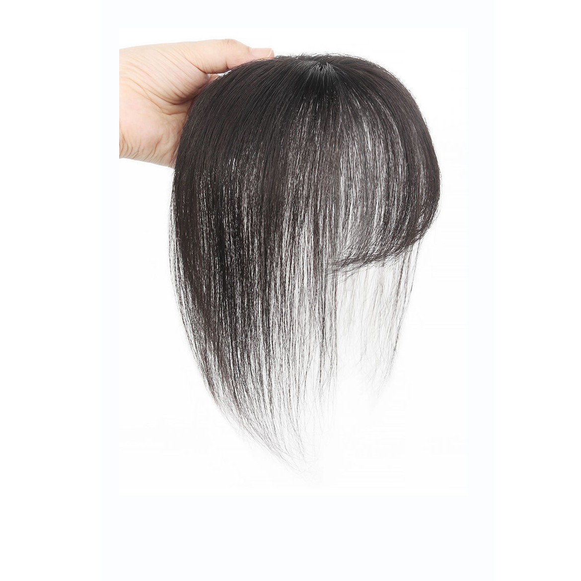 Clip In Human Hair Straight BangsToppers -For Women Thin Hair Top Replacement