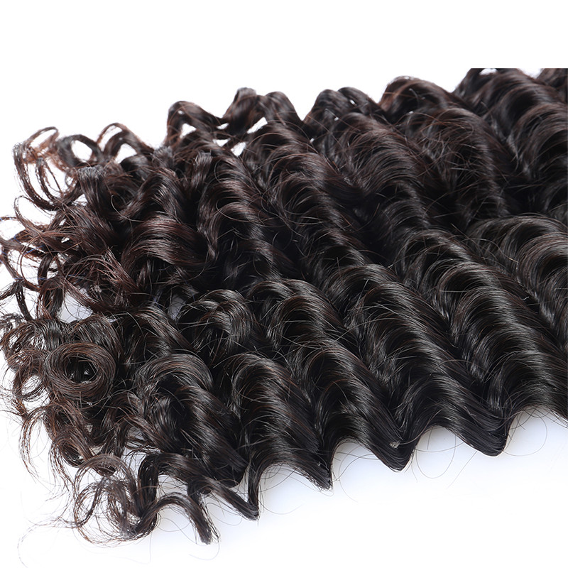 Premium Deep Wave sew in Hair 1 Bundle 100 Human Hair 100g/Bundle 10 In To 30 In