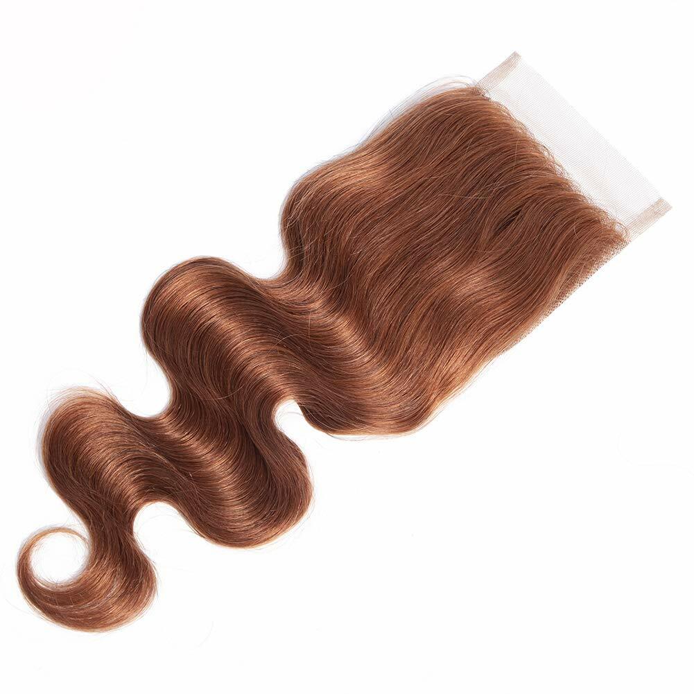 8A Brazilian Body Wave 4″x4″Lace Closure Unprocessed Virgin Human Hair Extension