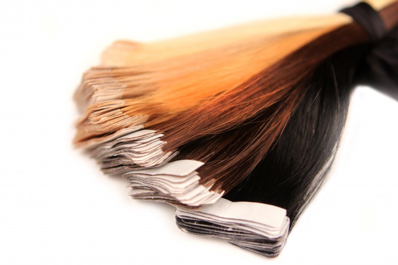 24”Indian Human Tapein Hair Extensions Double Drawn 100g Black/Brown/Blonde 40p