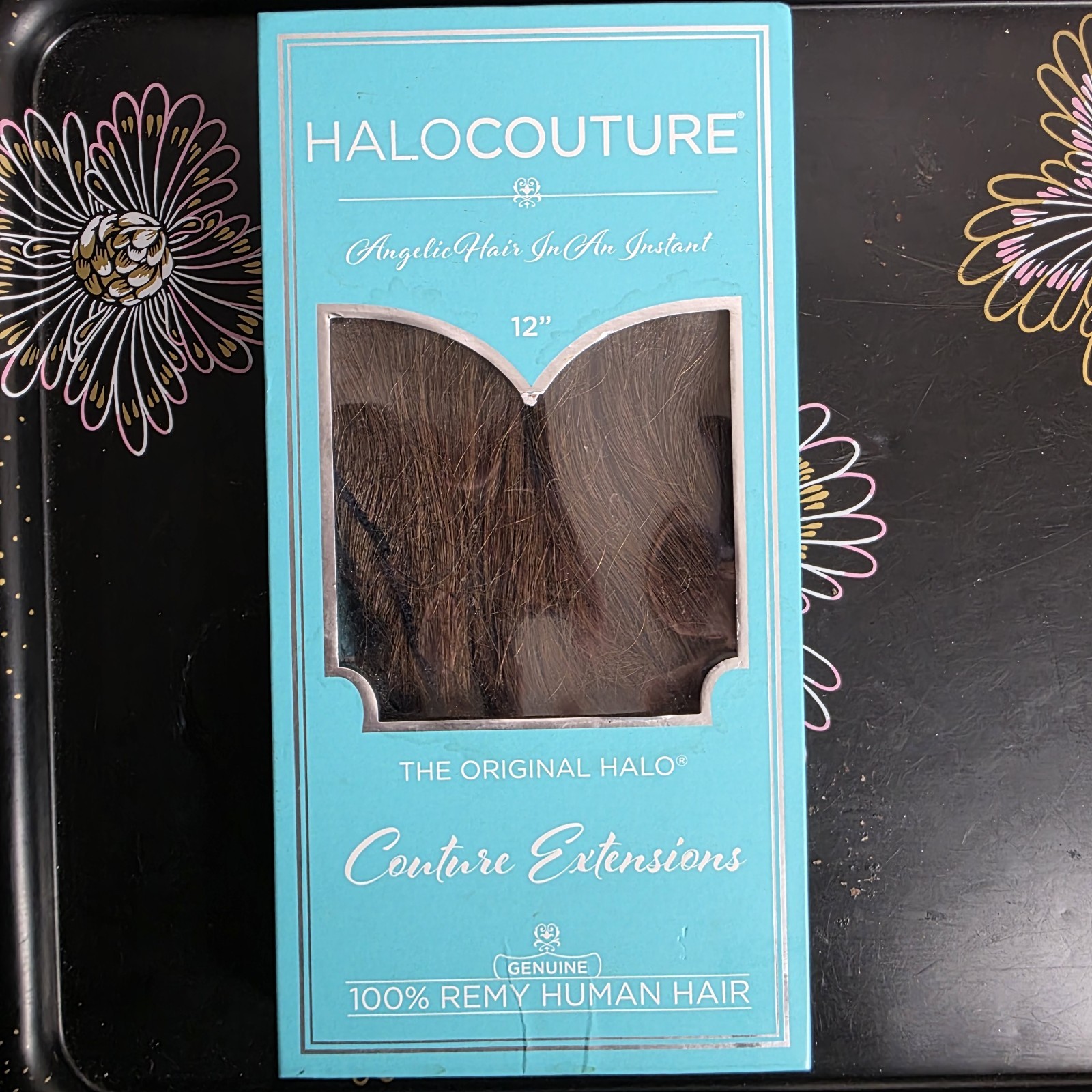 Halo Couture Original Halo 12″ Remy Human Hair Extension Color 3 Brown