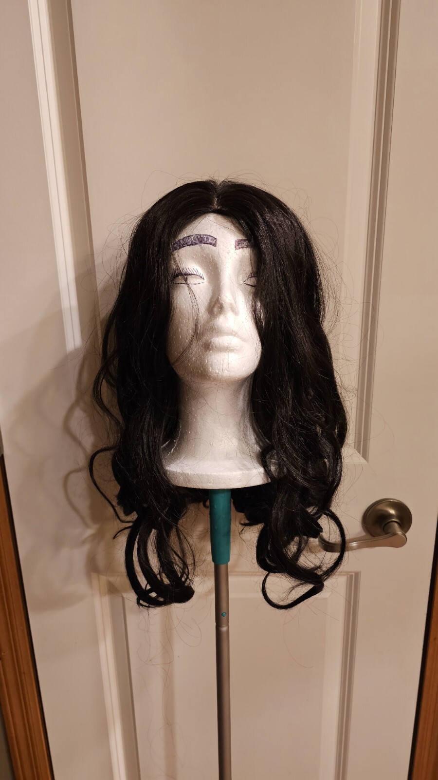 Curly Capless African American Black 15″ Synthetic Wigs