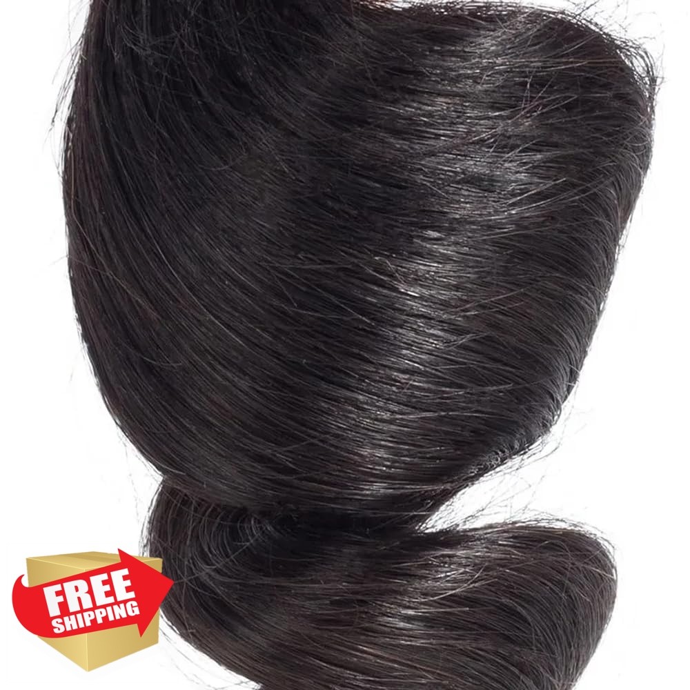 Shoaiye 24 26 28 Inch 1B Loose Wave human hair bundles