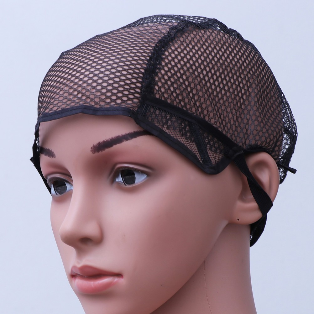 Black Breathable Nylon Wig Hairnet Soft Stretchy Cap Comfortable to Wear