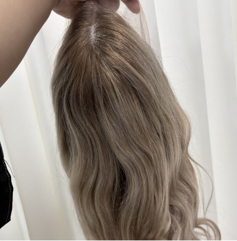 16Inch Blonde Ombre 100% Remy Human Hair 13×4 Lace Front Wig
