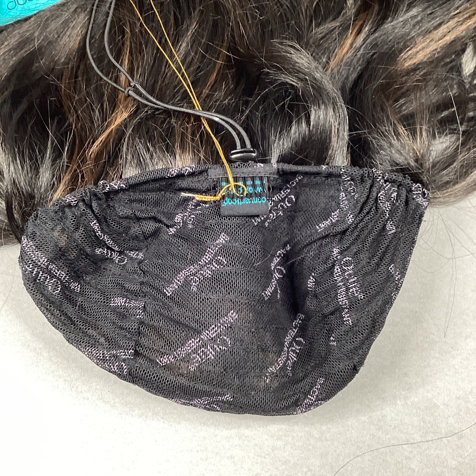 Converti-Cap + Wrap Pony Kiss & Tell #S1B/30 Black Brown Premium Synthetic Wig