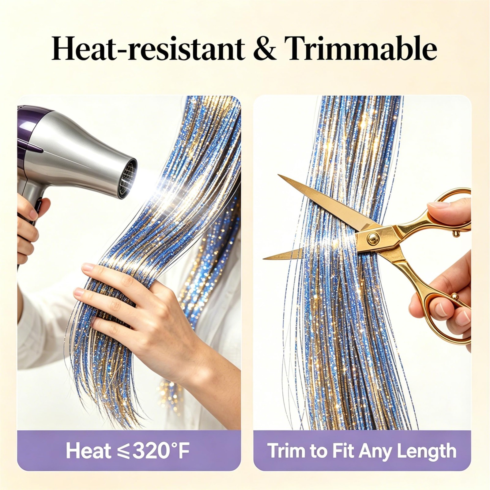 18 Colors Hair Tinsel Kit – 47 Inch 47 Inch, 18 + Pliers