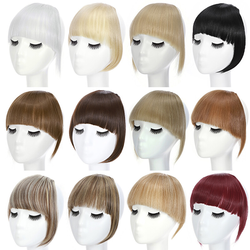 Neat Bangs Fringe Clip in Front Hair Extensions Neat Hairpieces Thick As Human L