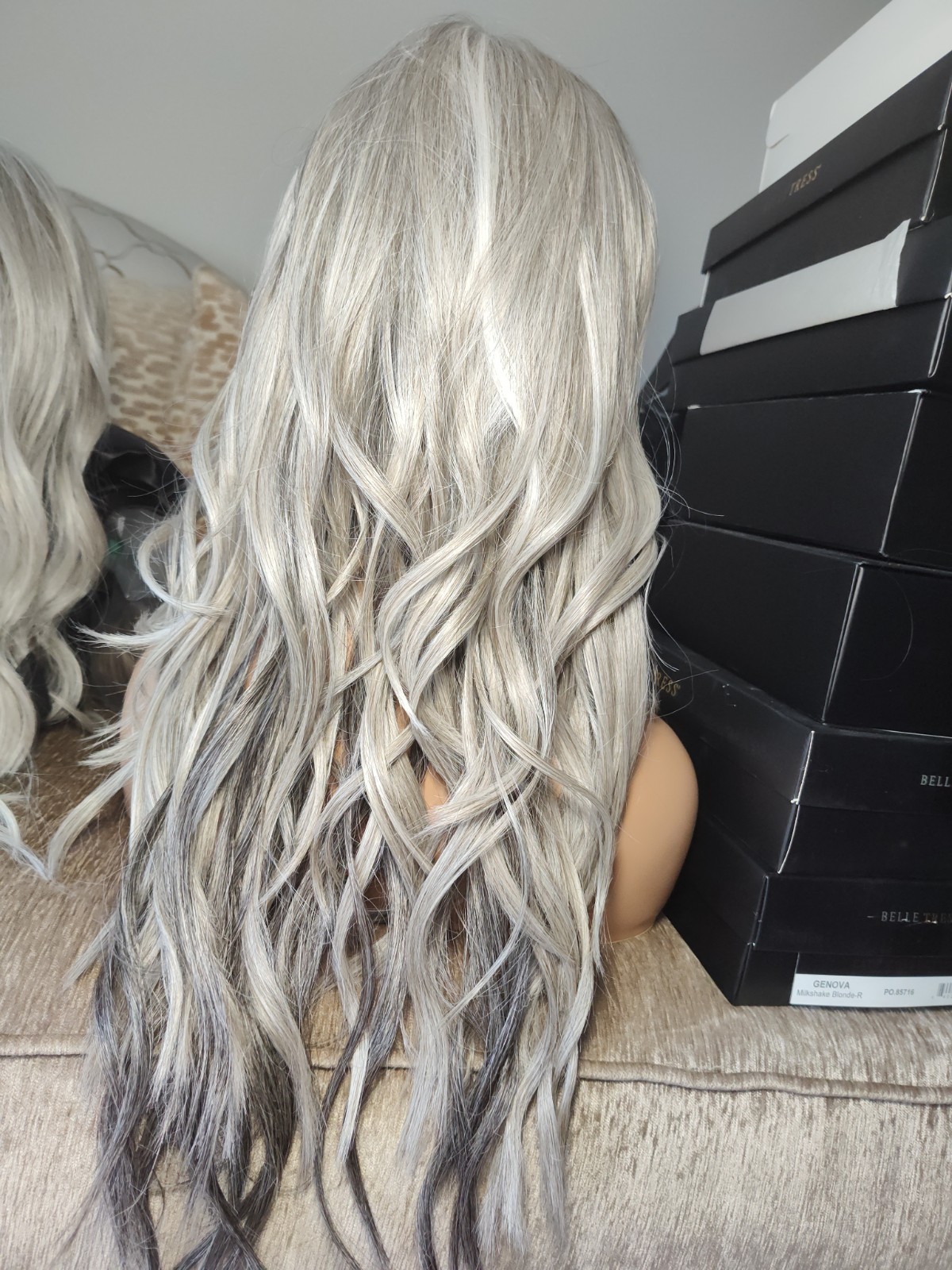 Raquel Welch Runway Rehearsal Iced Granita 🖤 Long HF Synthetic Wig