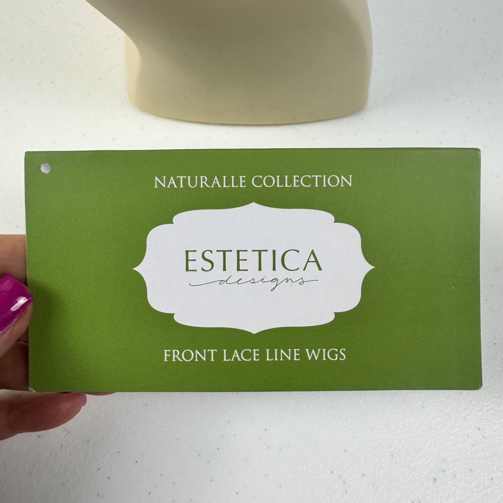 Estetica Ellis Wig Lace Front Mono Caramel Kiss Mono Part Blunt Bob Highlighted