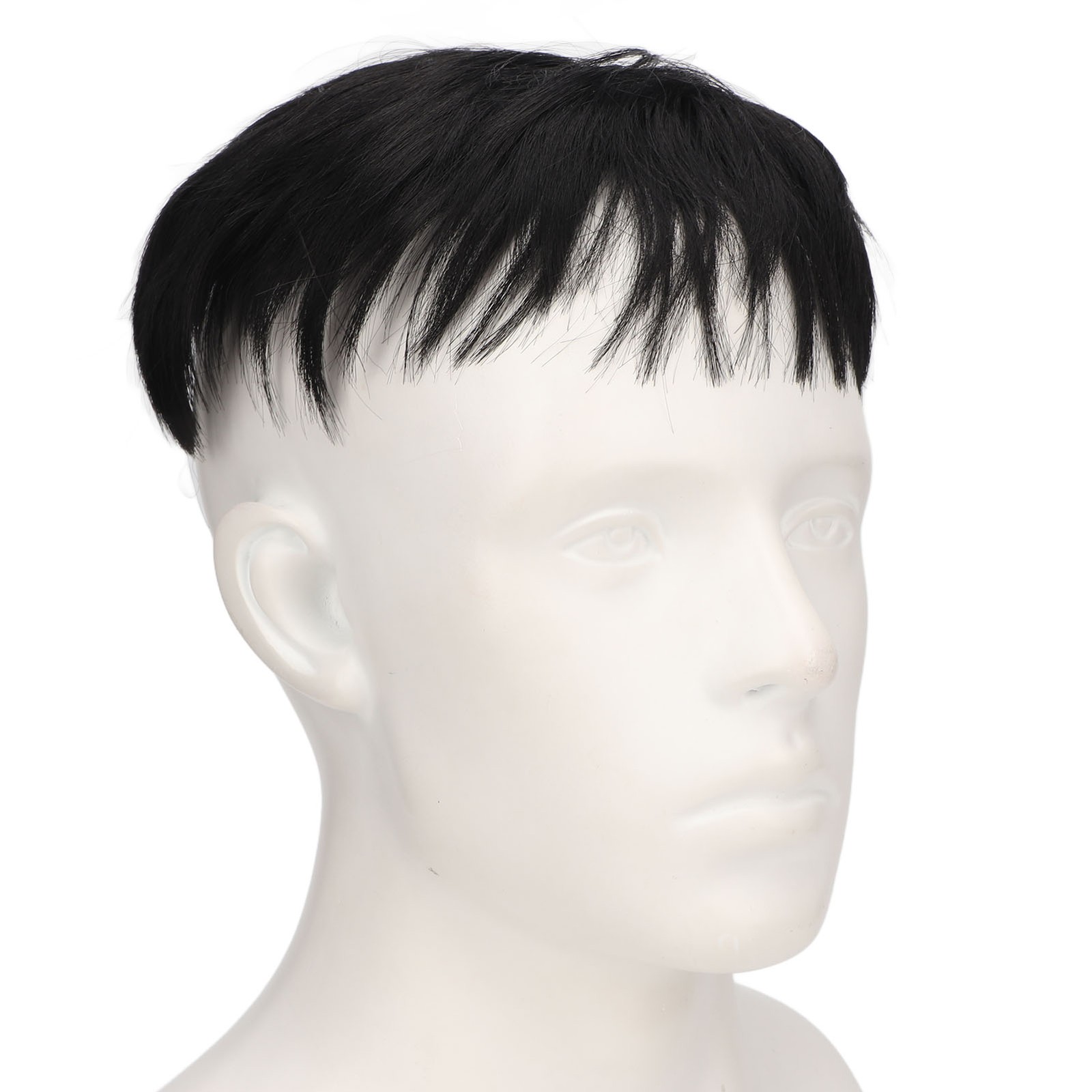 ­Men Short Toupee Fashionable Handsome Comfortable Breathable Men Hair Topper