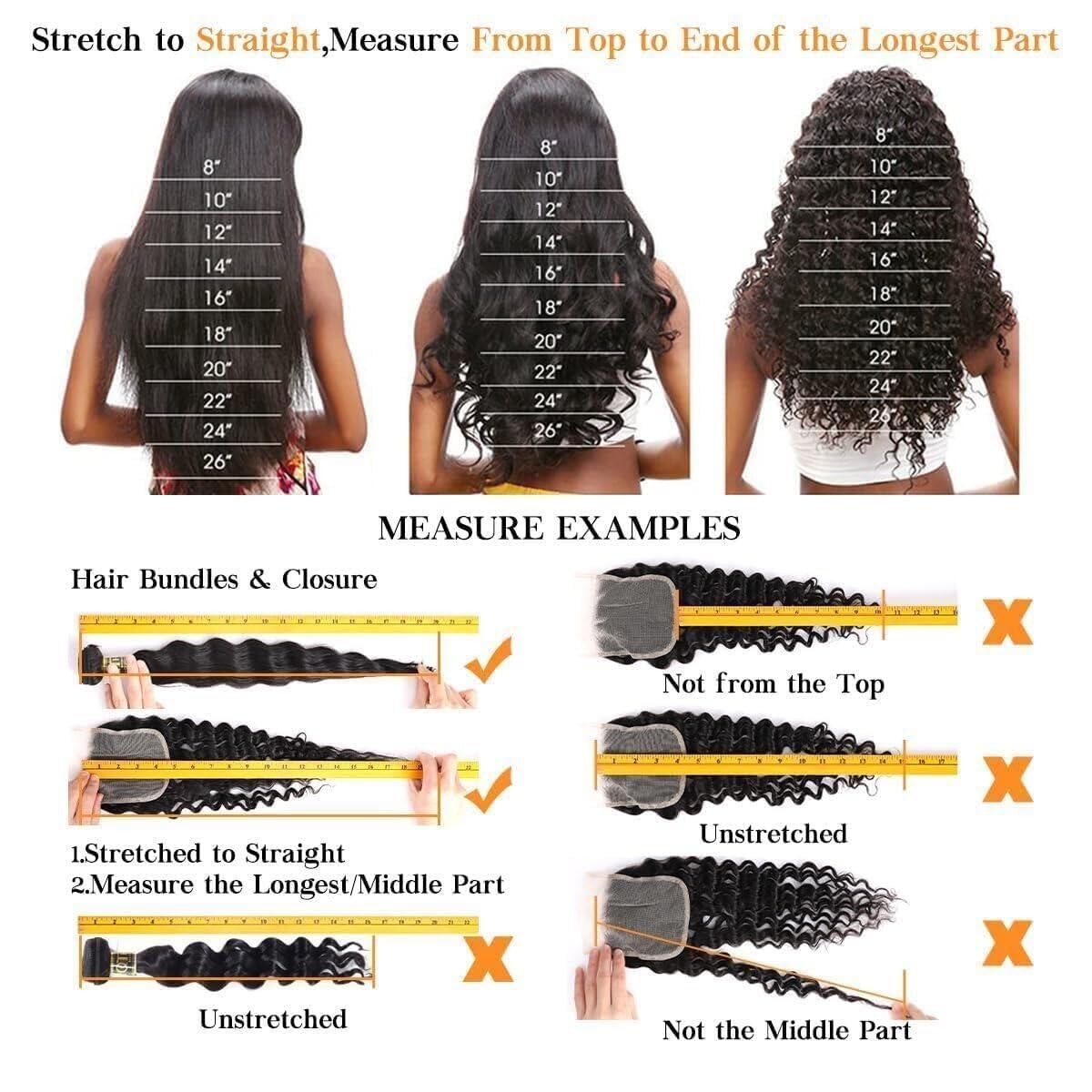 Qthair Loose Deep Wave Hd Lace Closure 10 18A Grade Braizlian Loose Deep Wave