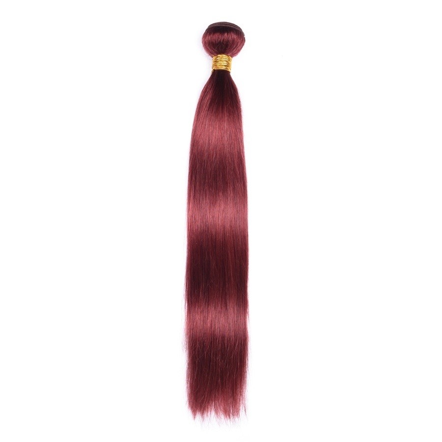 Silky Straight Virgin Brazilian Human Hair color #1 #2 #4 natural one bundle