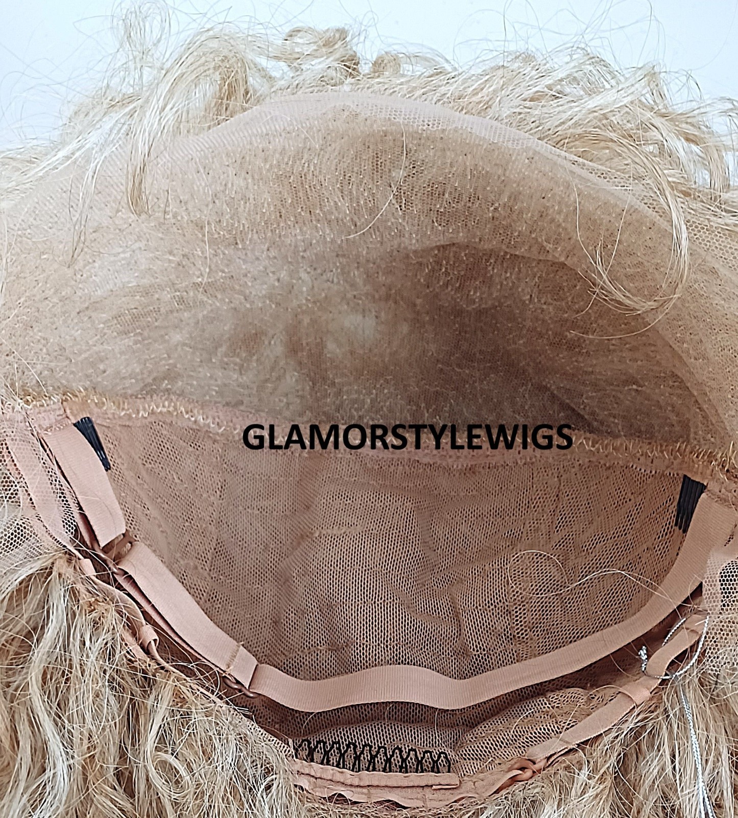 37” FREE PART LACE FRONT FULL WIG LONG CURLY LAYERED MEDIUM BLONDE MIX T27.613