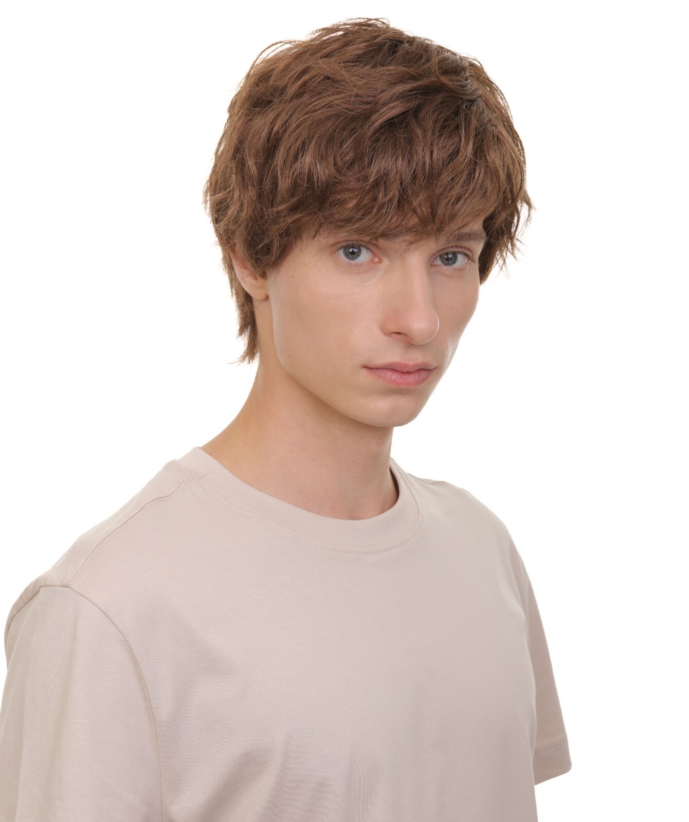 Adult Men’s Wizard Brown Wavy Wig | Best for Halloween | Flame-retardant,HM-1585