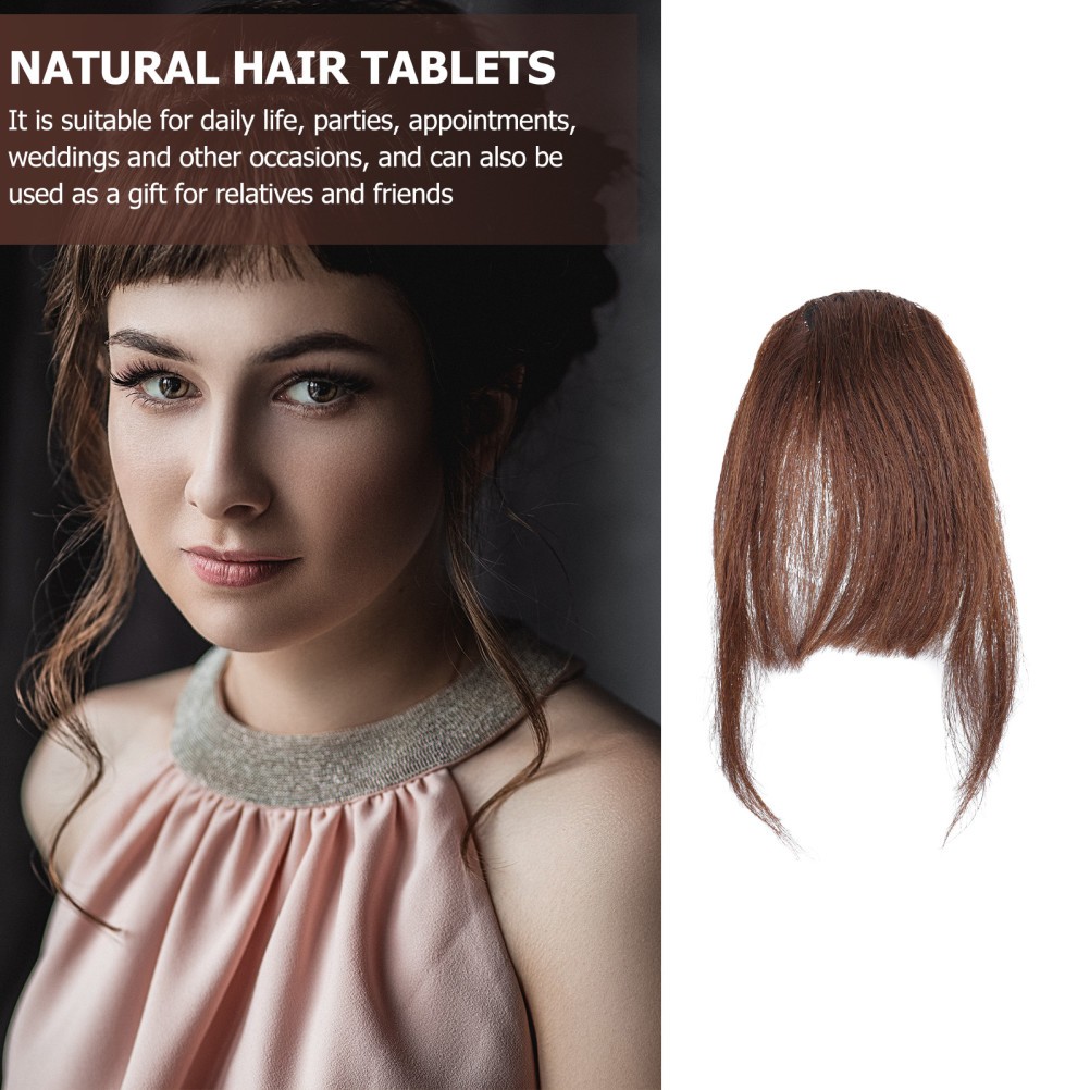 1pc Fake Bang High Temperature Wire Wig Patch Bang Hair Clip Women