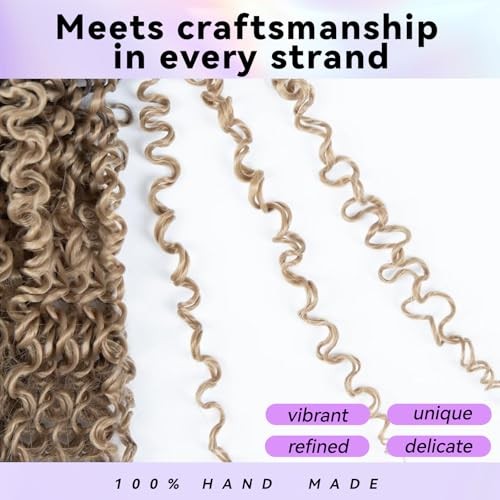 9 packs Yanky Twist Crochet Hair – 8 10 12 Inch (Pack of 9) OT1B/27#