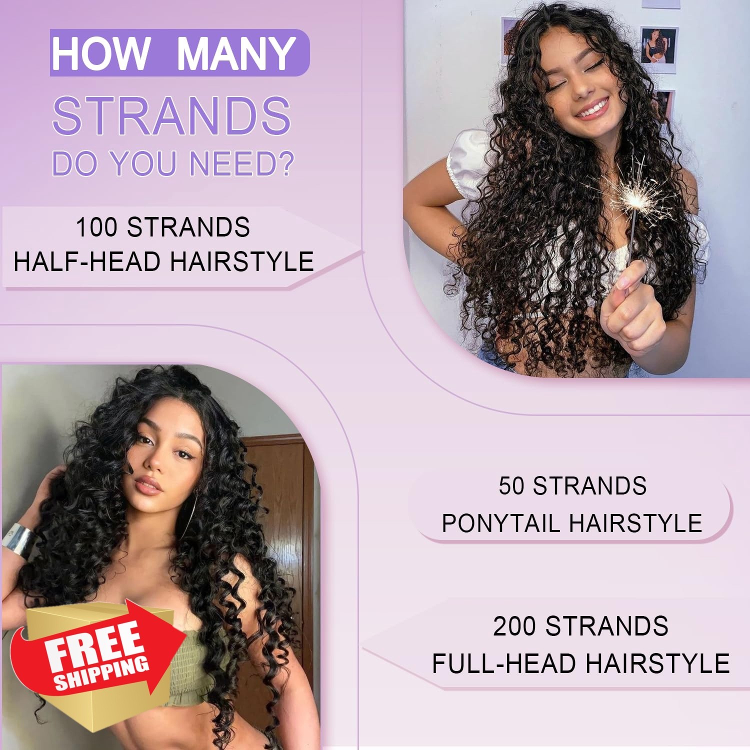 Peliri Deep Wave Crochet Hair 20 Inch 1B 100 Strands