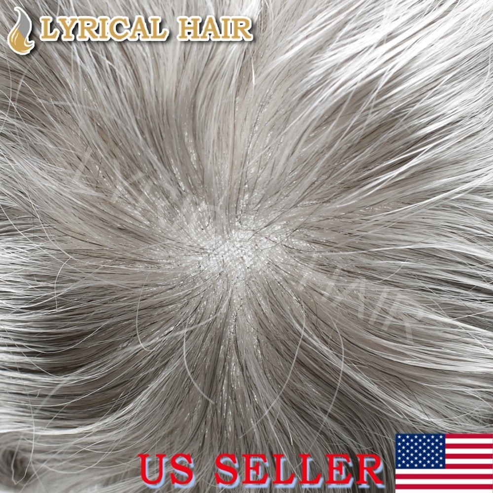 Lyrical Hair Full Lace Mens Toupee Hairpiece Invisible Human Hair System For Men