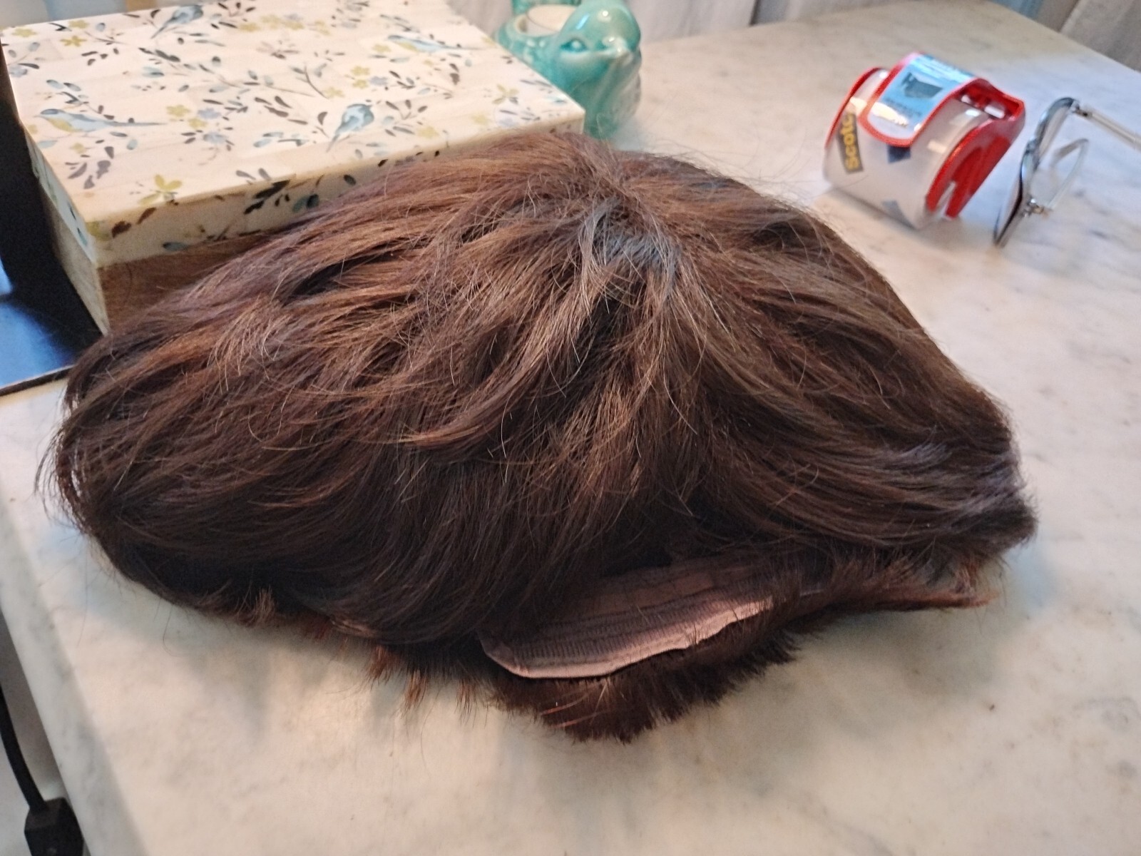 Synthetic Short Ombre Stylish Party Wig Queentas Brown (Black Cherry)