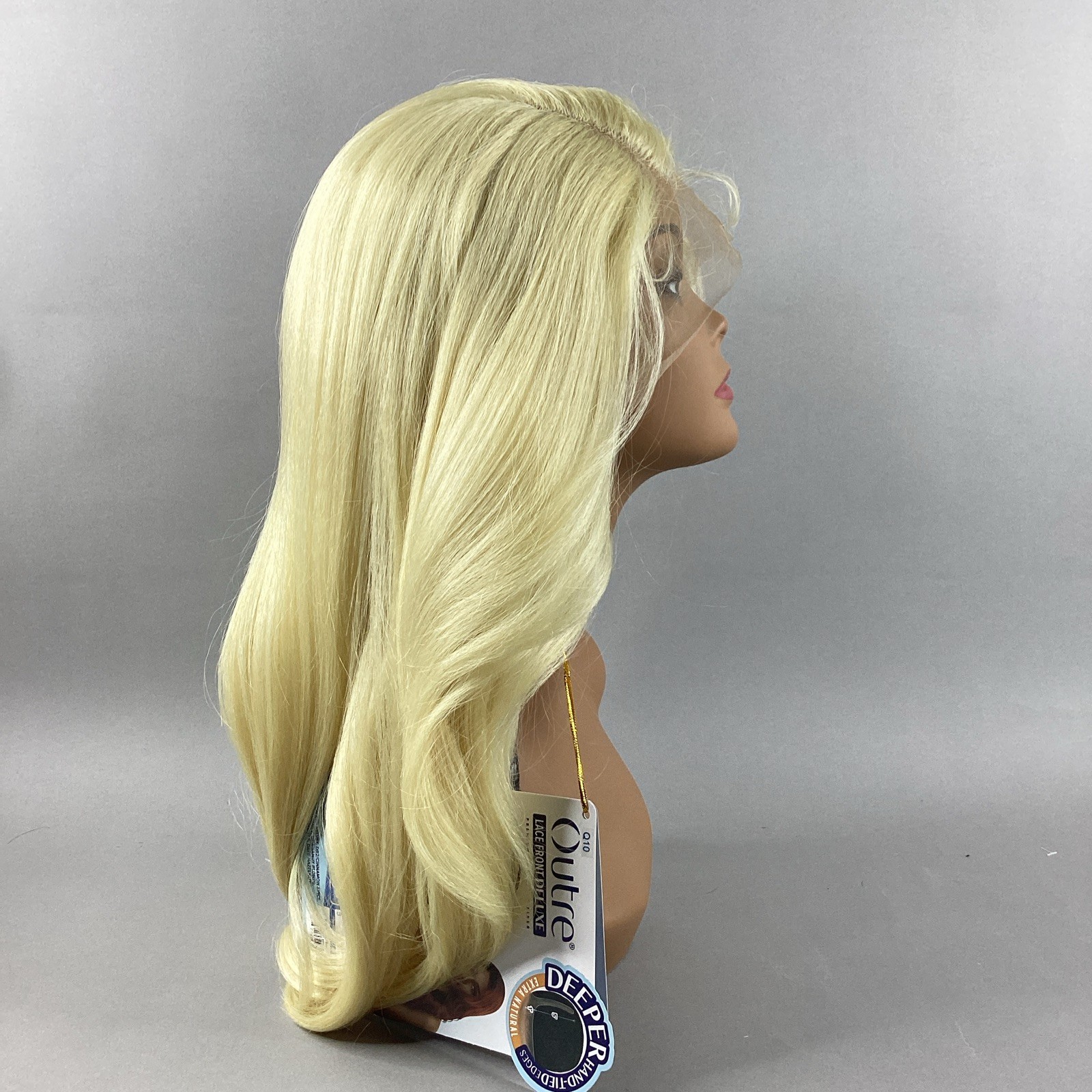 Avalon Straight #613 Platinum Blonde Premium Synthetic Lace Front Deluxe Wig