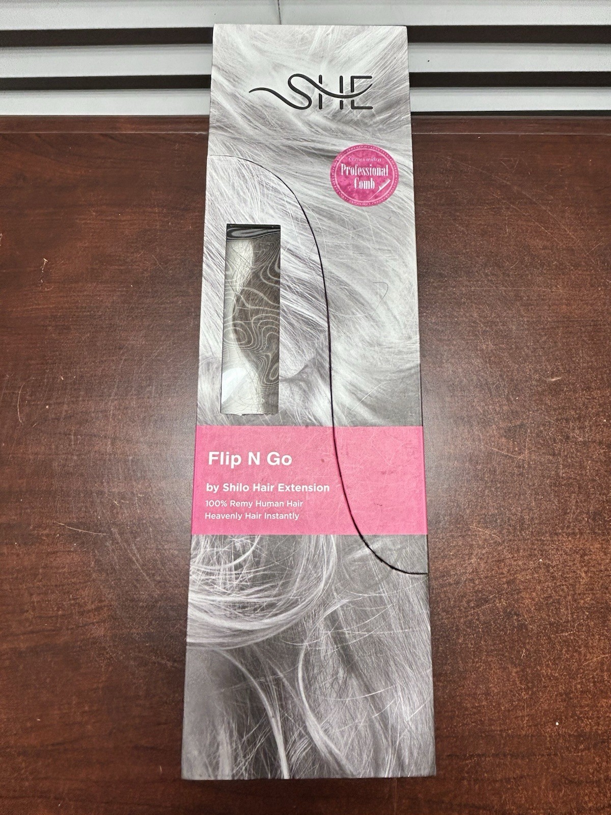 She Flip N Go By Shilo Hair Extension 16”-18” #5, 100% Remy Human Hair: Brown 5