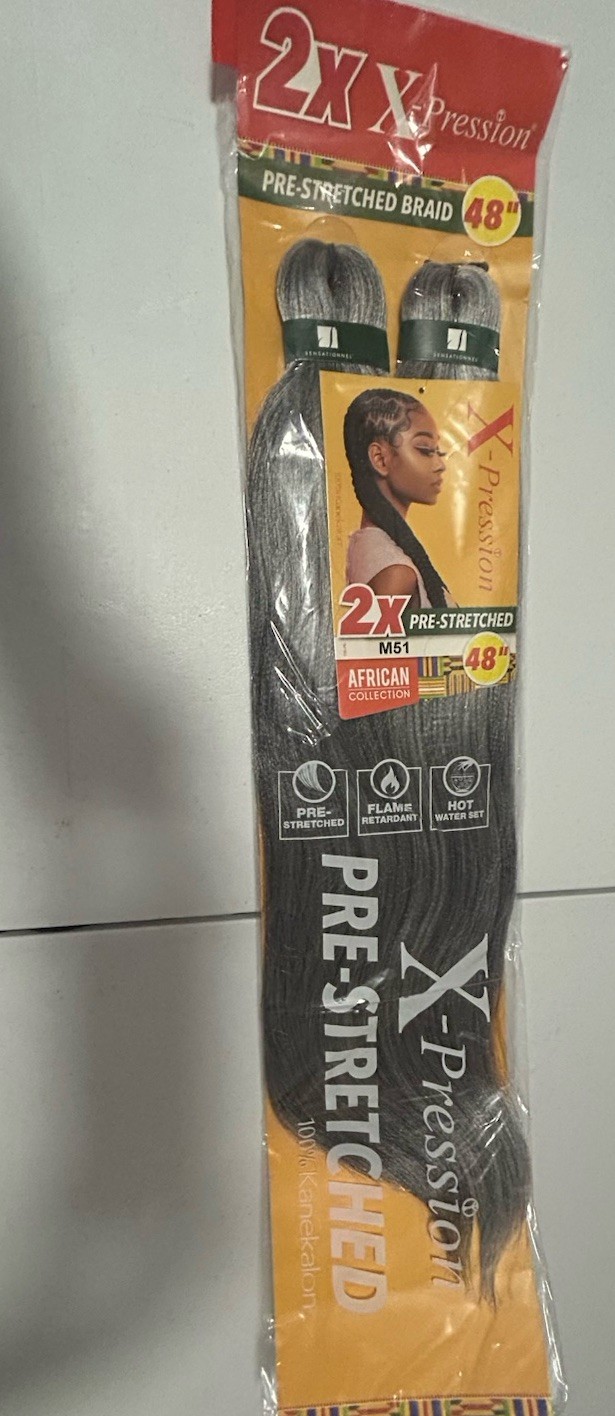 Expressions pre-stretch braid 48 inch