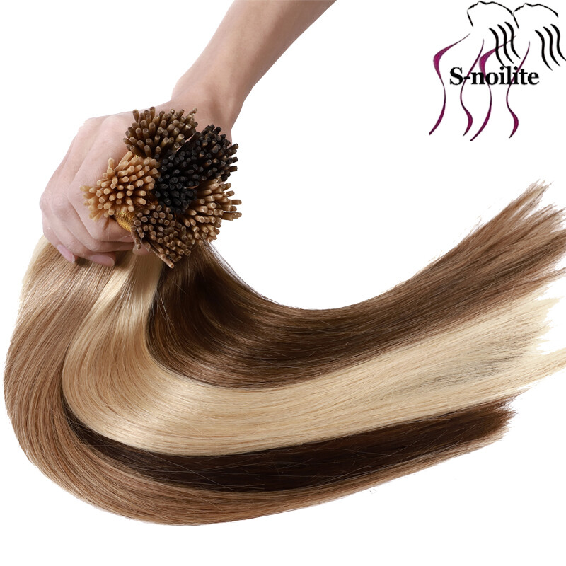 CLEARANCE Remy Human Hair Extensions Stick I Tip Micro Loop Ring Bead Pre Bonded